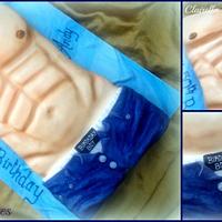 "Mr Abs Cake" ......50 shades of yummy! ;-) 