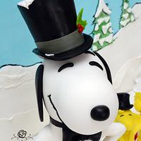 Snoopy and Woodstock dance in the snow PLUS how to make a Chocit Top Hat