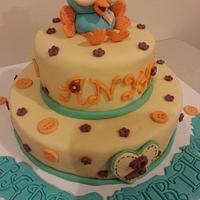 Hoot themed cake
