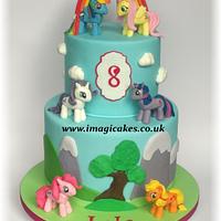 My Little Pony cake for my little Lola.