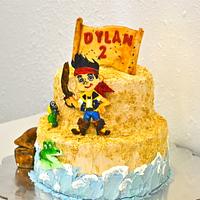 Jake and the Nvrland Pirates Cake