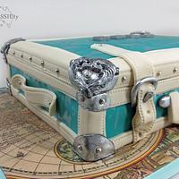 Vintage ladies suitcase