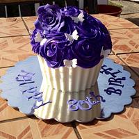 Purple Giant Cupcake