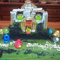 Andy's 9th Birtday - Interactive Angry Bird Cake