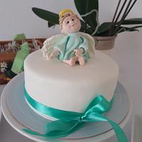 Little Angel Christening Cake