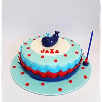 Blue Whale Cake