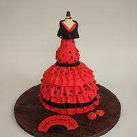 3D flamenco doll