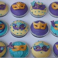 Venetian Mask Cupcakes