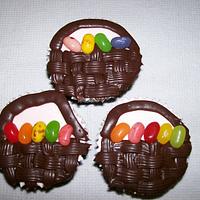 Easter Cupcakes - Basket Themed