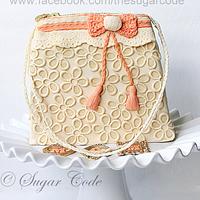 Fabric Inspired Handbag Cake