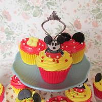 'Mickey Mouse' cupcakes.