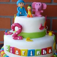 Pocoyo - cake by Aventuras Coloridas - CakesDecor