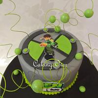 Ben 10 themed cake & cupcakes