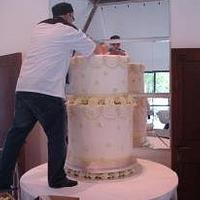 MY BIG TALL WEDDING CAKE