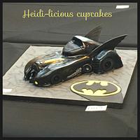 Batmobile novelty cake