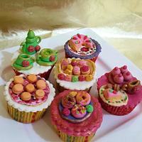 Teaparty theme cupcakes 