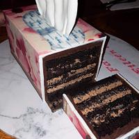 Tissue box cake