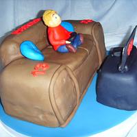 PS3 Fan 13th Birthday Cake