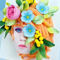 Flower Girl Plaque - Cake International 2019