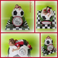 Another Ajax soccer cake!!!