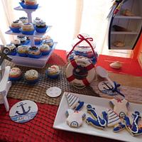 Nautical Dessert Table 