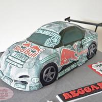 RX-7 MADBUL Drift Car Cake