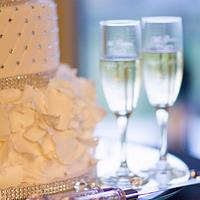 Blinged Out Wedding Cake