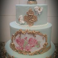 Baroque theme cake