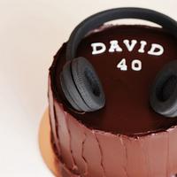 Tarta auriculares-Headfones Cake