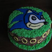 Sonic the Hedgehog Birthday Cake! 