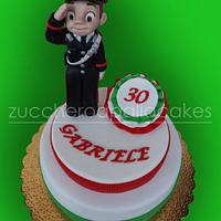 cake policeman - carabineer (Italy)