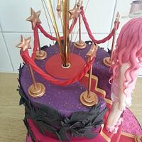 Movie Star Planet themed cake