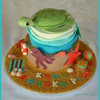 Kareta sea turtle cake