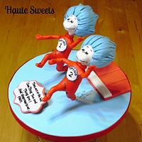 Thing 1 and Thing 2 Figurines