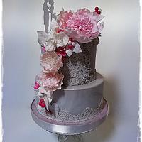 Simple wedding cake Simple wedding cake