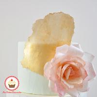 Chic wafer paper cake