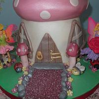 Fairy Garden Giant cupcake 
