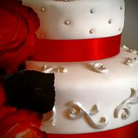 My first Wedding Cake (March 2014)