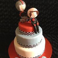 Vespa scooter cake Vespa scooter cake