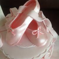 Quilted ballet cake