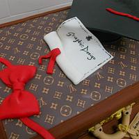 Vuitton Graduation Cake