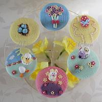 Easter/springtime cupcakes