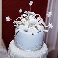 Christmas Winter Wedding Cake