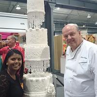 Winner of the Best Wedding Cake on Show at The Good Food and Wine Show, Durban, South Africa