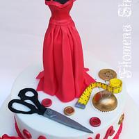 Seamstress cake 