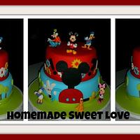 Mickey's Clubhouse Cake
