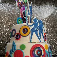 DISCO PARTY Birthday Cake