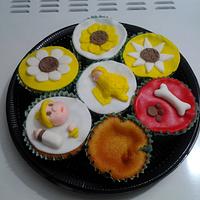 several cupcakes