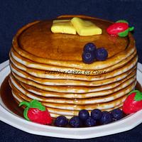 Pancake cake for Benefit Auction