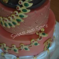 Traditional south Indian wedding cake